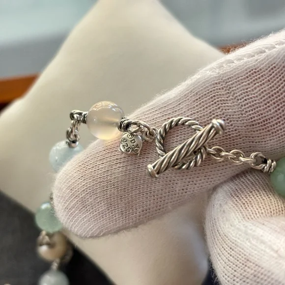 David Yurman Multi-Stone Venetian Quatrefoil Necklace 40" - Picture 3 of 10